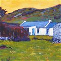 Irish Cottage from Sheep Field