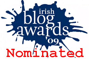 Irish Blog Awards Nominated logo