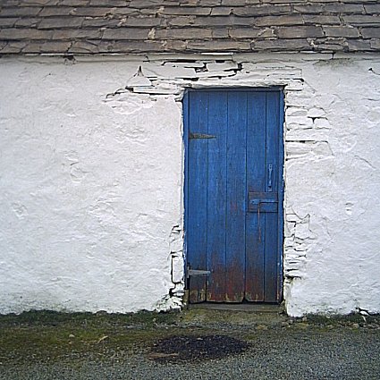 White Wall, Blue Door