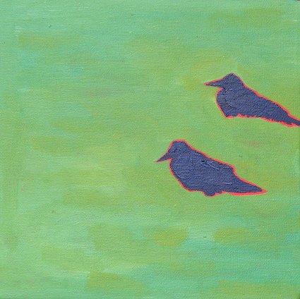 Rooks, Grass