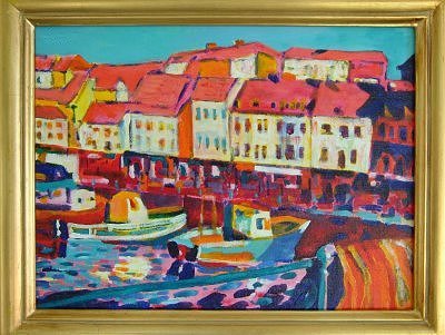 painting of Cobh in Cork