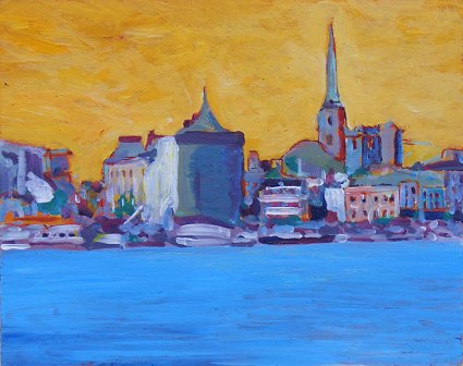 Painting of Waterford in Ireland