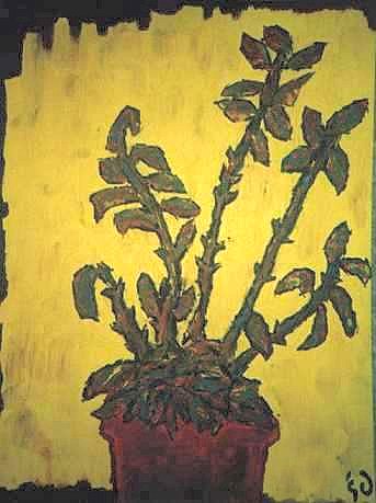A Painting of a Polka Dot Plant 1