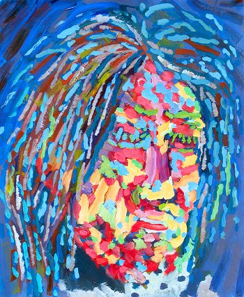 Kurt Cobain painting