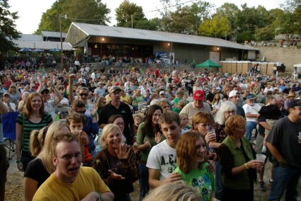 photo of crowds at 2008 Weston Irish Fest