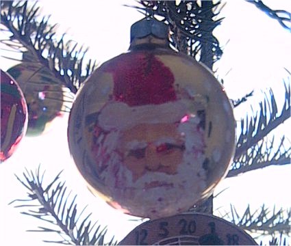 Homemade Painted Christmas Tree Ornament