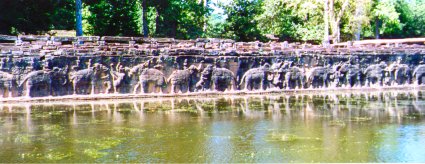 angkor elephant wall